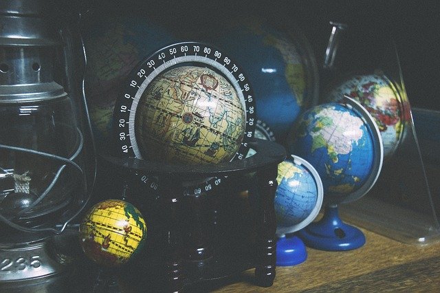 Collection of globes