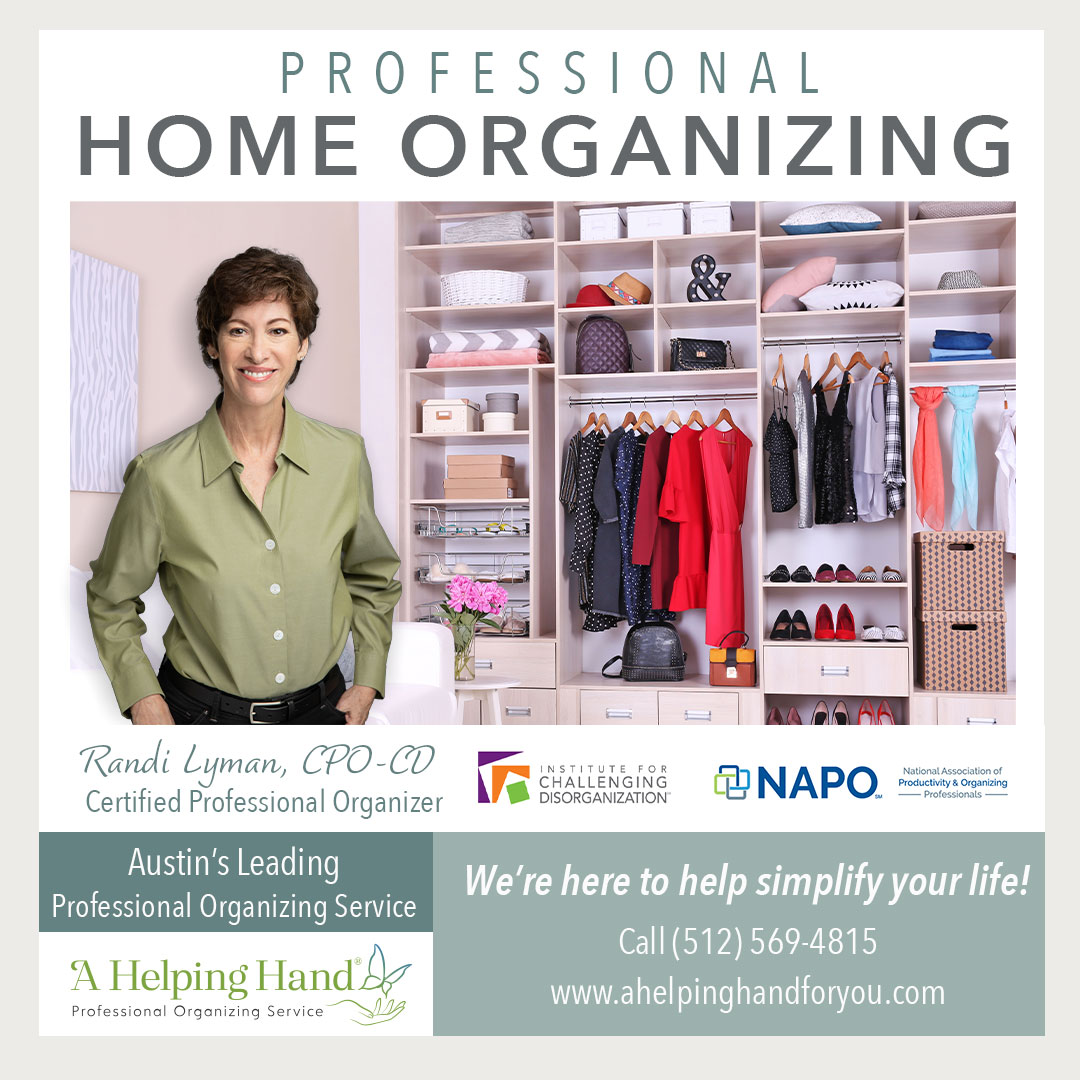 A Helping Hand, Professional & Certified Home Organizer, Austin, TX - A  Helping Hand Professional Organizing Service
